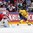 MOSCOW, RUSSIA - MAY 9: Sweden's Jimmie Ericsson #21 looks for a scoring chance against the Czech Republic's Pavel Francouz #33 during preliminary round action at the 2016 IIHF Ice Hockey Championship. (Photo by Andre Ringuette/HHOF-IIHF Images)

